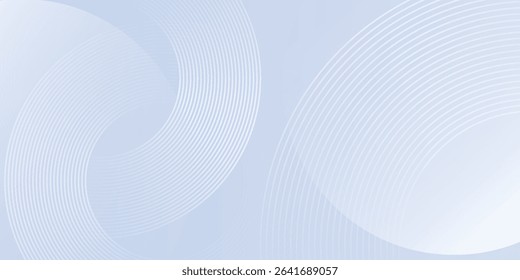 Abstract blue art background with circle elements. Digital technology modern