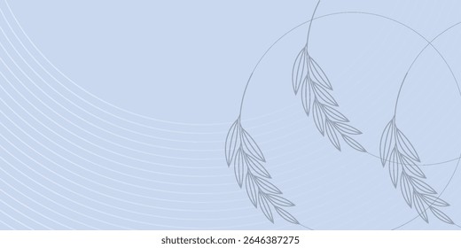 Abstract blue art background with circle elements. Digital technology illustrations simple vector good modern