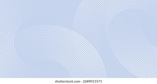 Abstract blue art background with circle elements. Digital technology modern concept