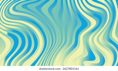 Abstract blue backdrop design features swirling waves and light lines