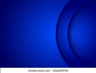 Abstract Blue backgorund Design technology shadow illustration