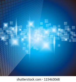 Abstract blue background