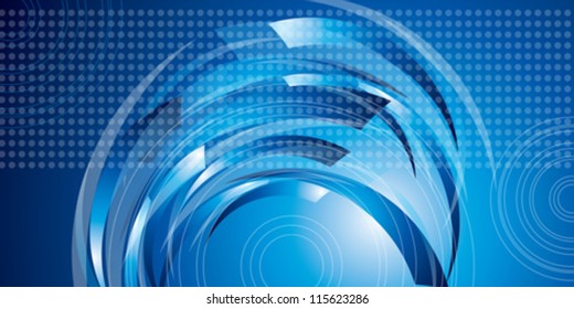 Abstract blue background