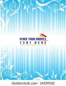 Abstract, blue background