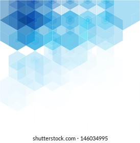 Abstract blue  background