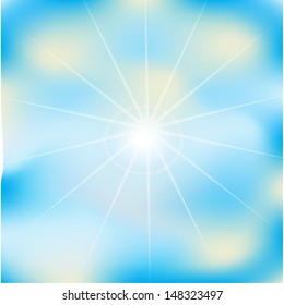 Abstract blue background