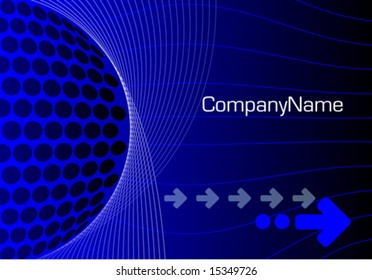 Abstract blue background