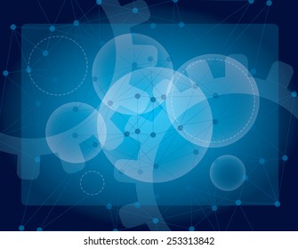 abstract blue background 