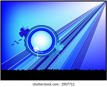 Abstract blue background