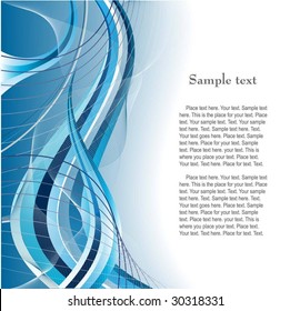 Abstract Blue Background