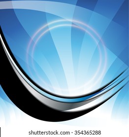 Abstract blue background 