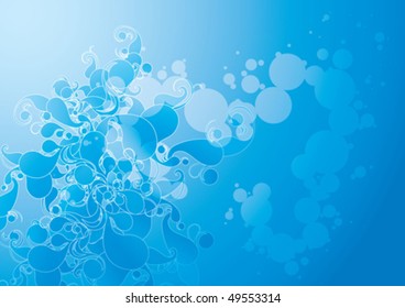 Abstract Blue Background
