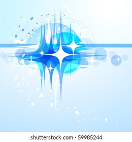 Abstract blue background