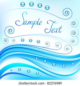 Abstract blue background