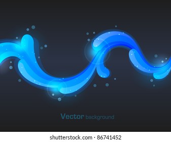 Abstract blue background