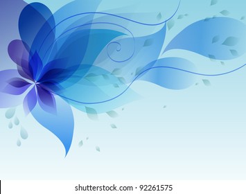 Abstract blue background