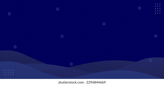 Abstract Blue Background for Banner, Flyer or Web Landing Page