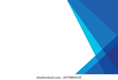 Plantilla gráfica abstracta del diseño del Vector del Anuncio del fondo azul
