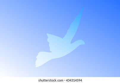 abstract blue background, bird blue, background for presentation