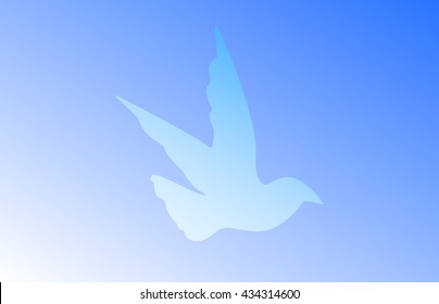 abstract blue background, bird blue, background for presentation