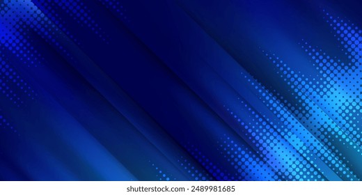Abstract blue background with black stripes
