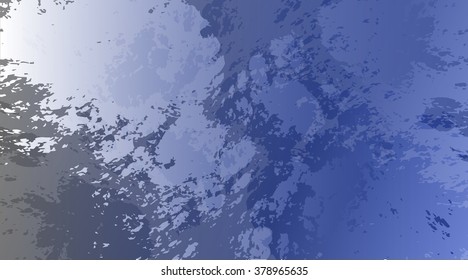 Abstract blue background, blots, bright spots, wallpaper