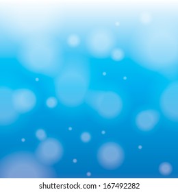 Abstract blue background with blur. EPS10 vector illustration