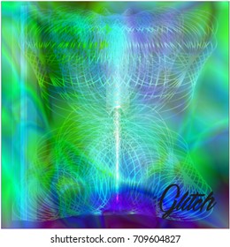 Abstract blue background. blurred colors. Pattern
