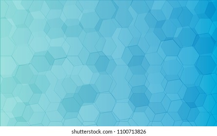 Abstract blue background with blurry lights that give it a magical feeling