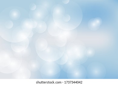 Abstract Blue Background with Bokeh Light effect