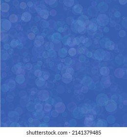abstrakter blauer Hintergrund mit Bokeh, Vektorgrafik 