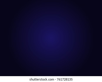 abstract blue background  with bright center spotlight and black vignette border frame. Vector illustration eps 10.