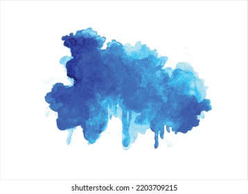 abstract blue background brush vector