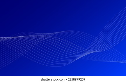 Abstract blue background with business lines. Vector illustration