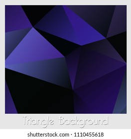An abstract blue background for business and presentations from polygonal elements for conceptual business projects and commerce.