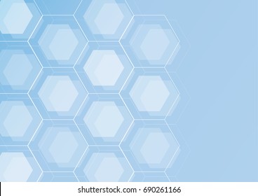 Abstract Blue background ,background can used for wallpaper or design , cool tone, vector.
