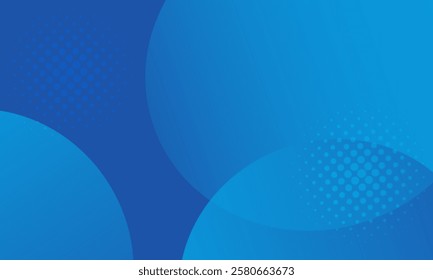 Abstract blue background. Circle or Bubble composition. Eps 10 vector