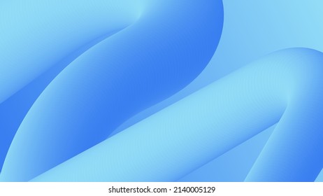 Abstrakter blauer Hintergrund und Kreislinien, Hintergrund mit Kopienraum für Design, Vektorgrafik.