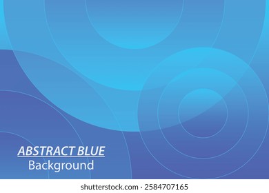 Abstract blue background with circle pattern for banner cover, book brochure and other graphic design elements. EPS vector illustration