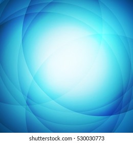 Abstract blue background with circle, stock vector