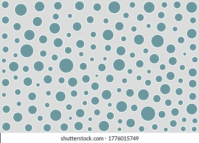 Abstract blue background with circles.