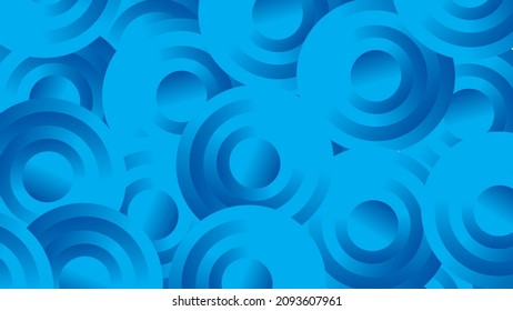 fondo azul abstracto con círculos