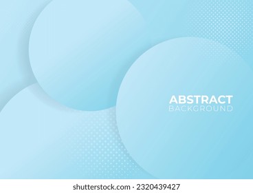 abstract blue background with circles