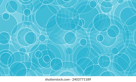 abstract blue background with circles