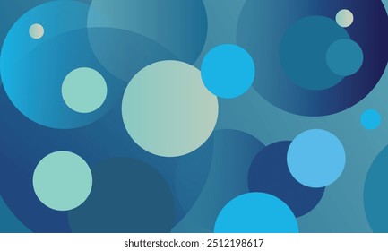 Fondo azul Abstractas con círculos