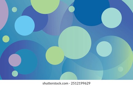 Fondo azul Abstractas con círculos
