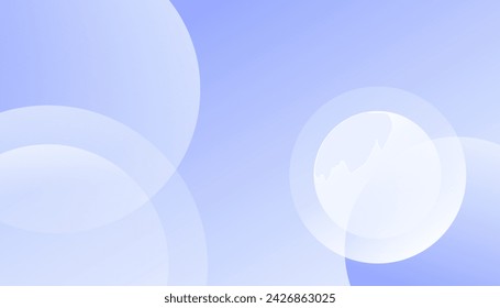 Abstract blue background with circles.  Applicable for gift card, Poster on wall poster template, EPS 10