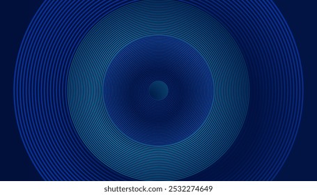 abstrakter blauer Hintergrund mit Kreisdesign