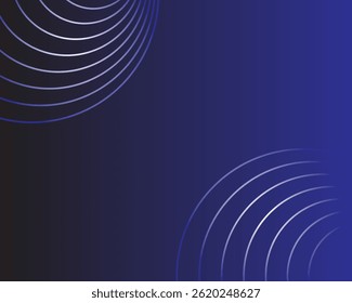 Abstract blue background with circles design for wallpaper and presentation