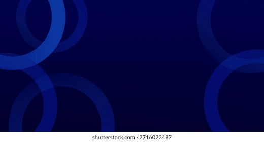 Abstract blue background with circles. Eps10 vector